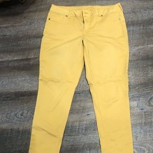 Maurices brand yellow jeans. More of a fall yellow size Large long